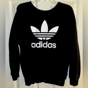 Adidas Black Crewneck Size S